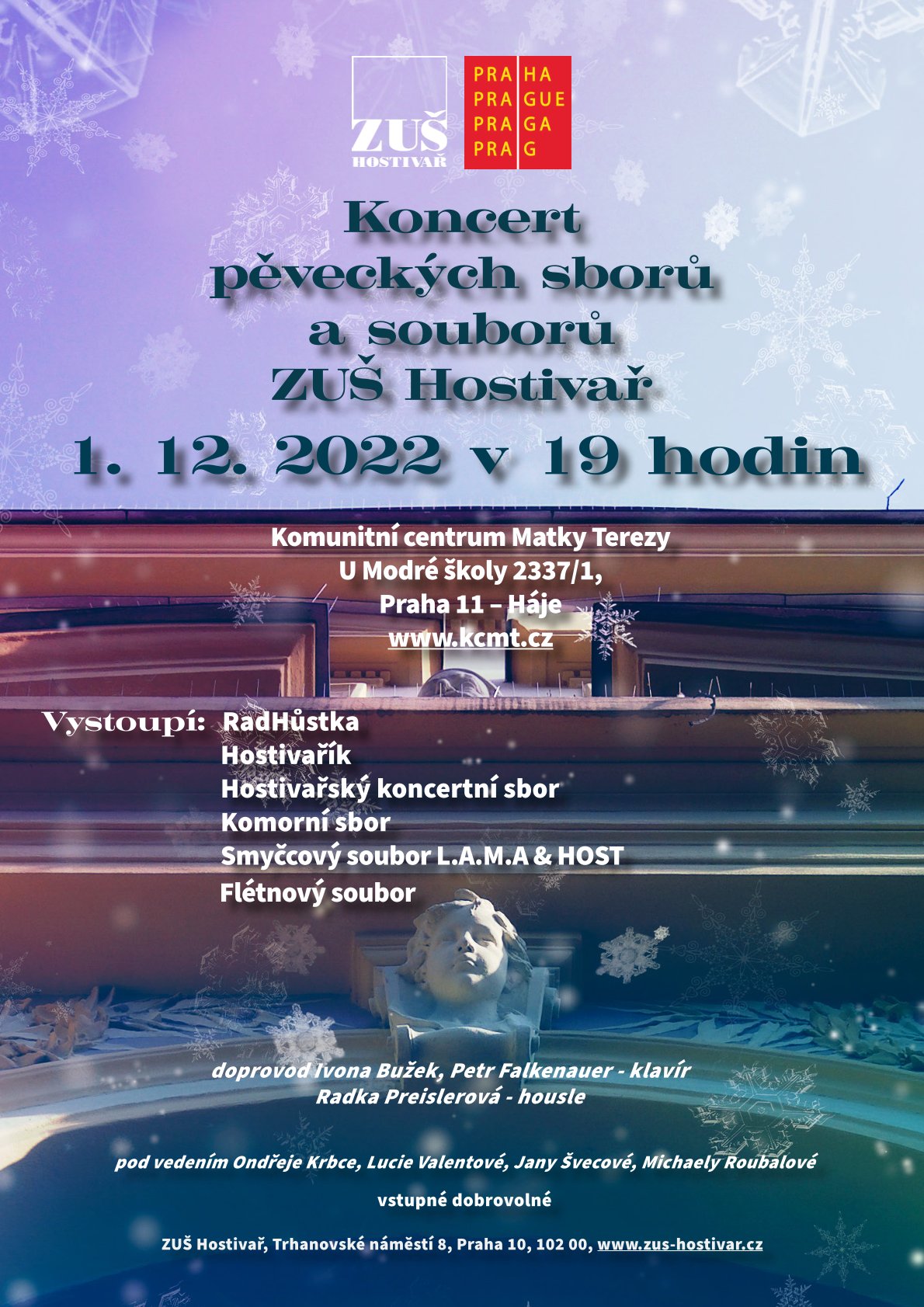 Koncert sbory 1.12.22